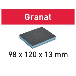 Brusná houba 98x120x13 800 GR/6 Granat