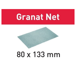 Brusivo s brusnou mřížkou STF 80x133 P320 GR NET/50 Granat Net