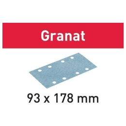 Brusný papír Granat STF 93X178 P60 GR/50