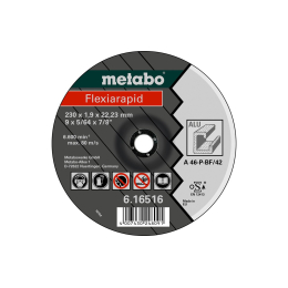Flexiarapid 115 x 1,0 x 22,23 mm, hliník, řezný kotouč, tvar 41