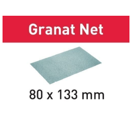 Brusivo s brusnou mřížkou STF 80x133 P150 GR NET/50 Granat Net